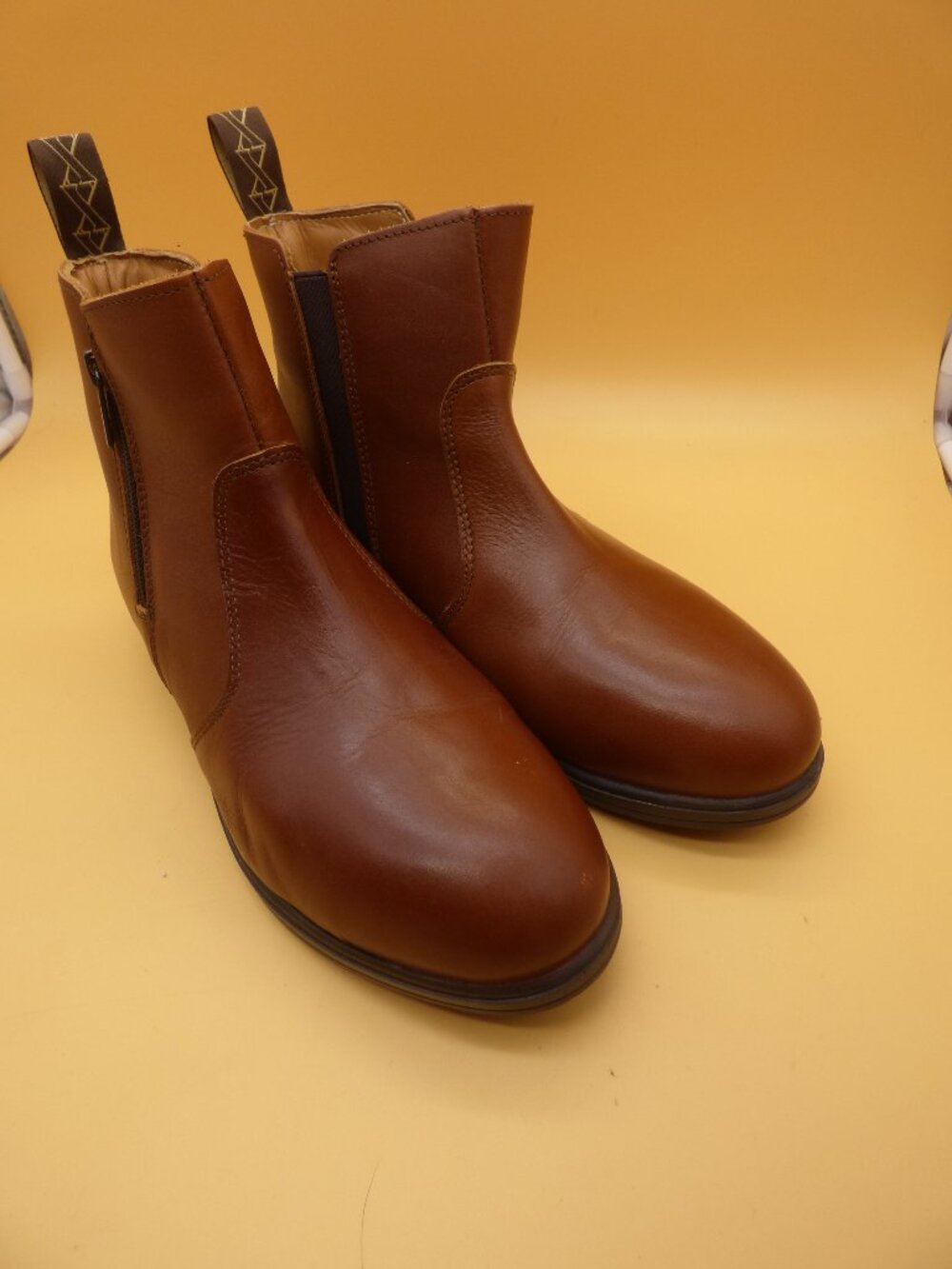 Xena Workwear Omega EH Women's Steel Toe Safety Boots - Size 10W Bourbon Brown